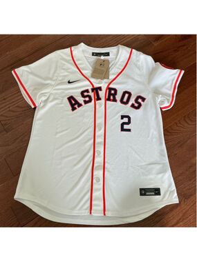 Nike Women's Authentic Houston Astros Bregman #2 Baseball Jersey